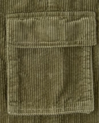 Pantalon cargo large en velours côtelé pour enfant