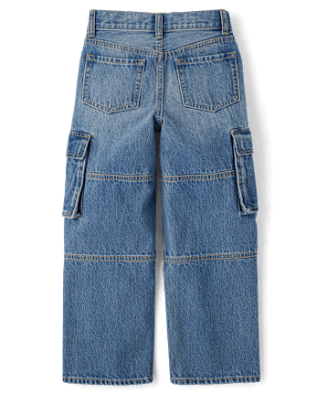 Kids Baggy Cargo Jeans