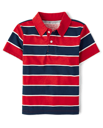 Boys Striped Polo