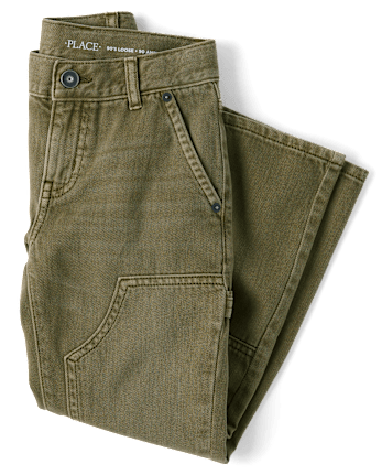 Kids Garment Dyed 90s Loose Carpenter Jeans