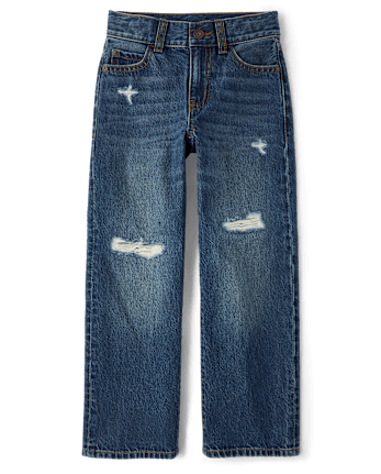 Kids Ripped Baggy Jeans