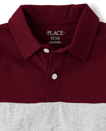 Boys Colorblock Polo