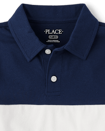 Boys Colorblock Polo