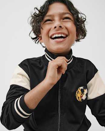 Kids Soccer Zip Up Track Jacket