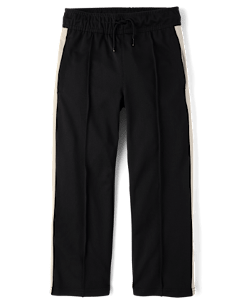 Kids Side Stripe Wide Leg Track Pants