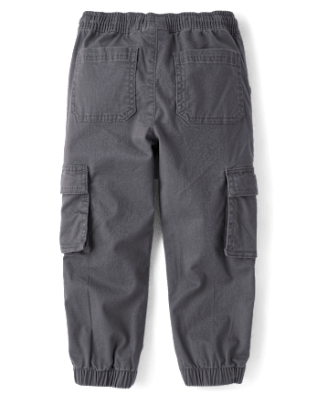 Pantalon de jogging cargo extensible à enfiler pour garçon