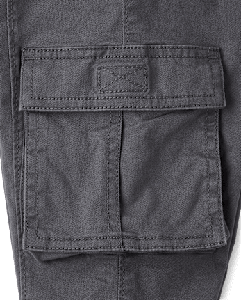 Pantalon de jogging cargo extensible à enfiler pour garçon