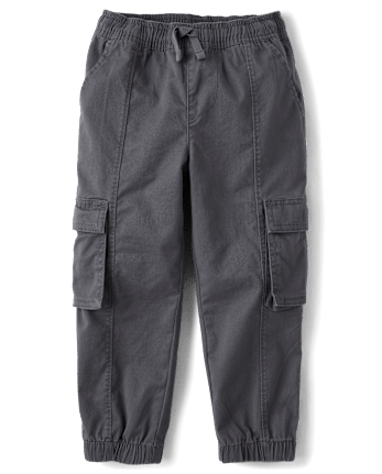 Pantalon de jogging cargo extensible à enfiler pour garçon