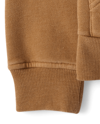 Boys Garment Dyed Premium Fleece Hoodie
