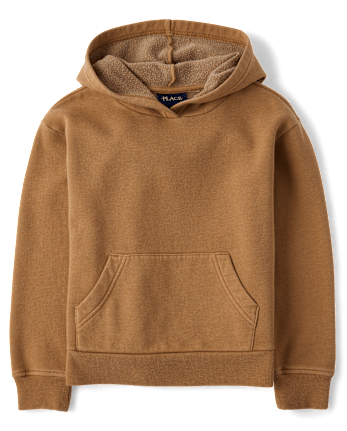 Kids Garment Dyed Premium Fleece Hoodie