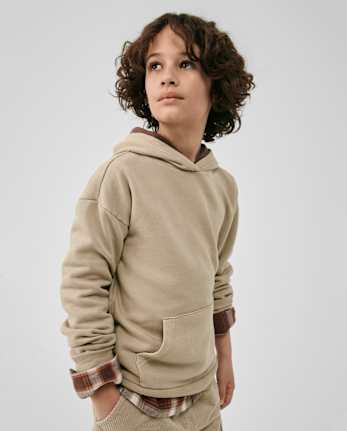 Kids Garment Dyed Premium Fleece Hoodie