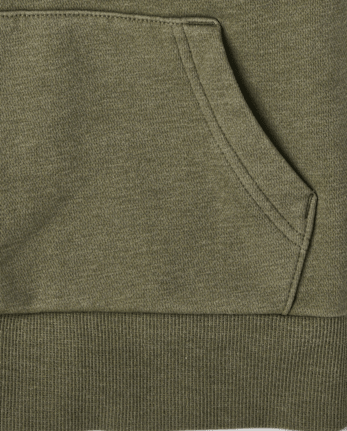 Boys Garment Dyed Premium Fleece Hoodie