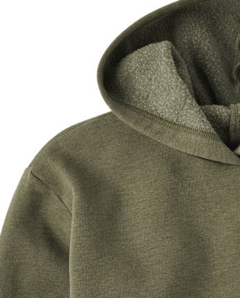Boys Garment Dyed Premium Fleece Hoodie