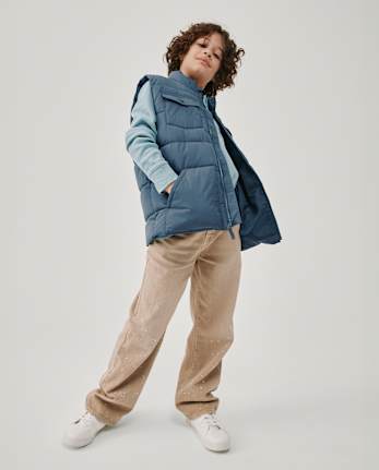 Jean baggy teint en pièce pour enfant avec éclaboussures de peinture