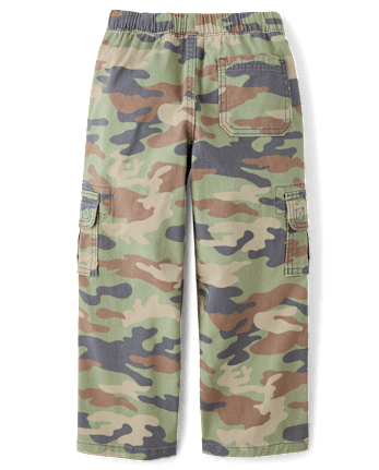 Kids Wide Leg Pull On Cargo Pants