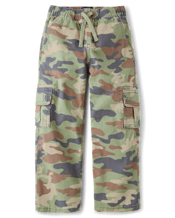 Kids Wide Leg Pull On Cargo Pants