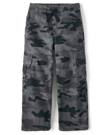 Kids Wide Leg Pull On Cargo Pants
