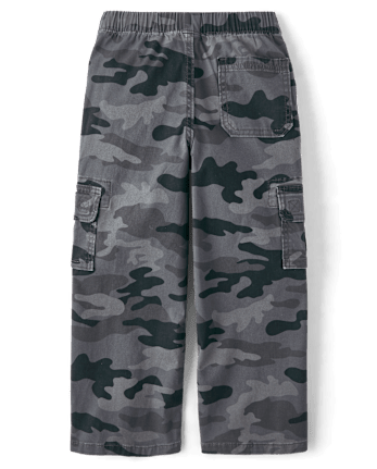 Kids Wide Leg Pull On Cargo Pants