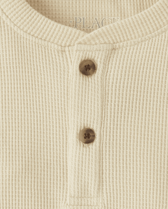 Boys Thermal Henley Top