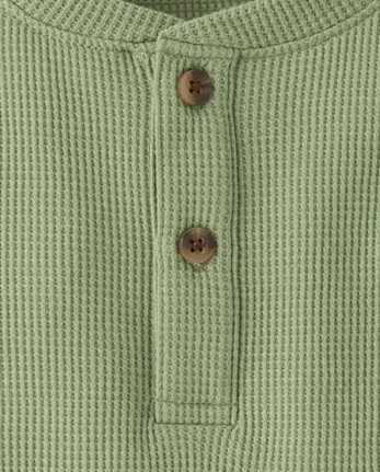 Boys Thermal Henley Top