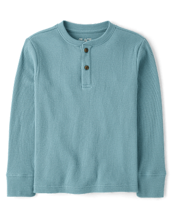 Boys Thermal Henley Top