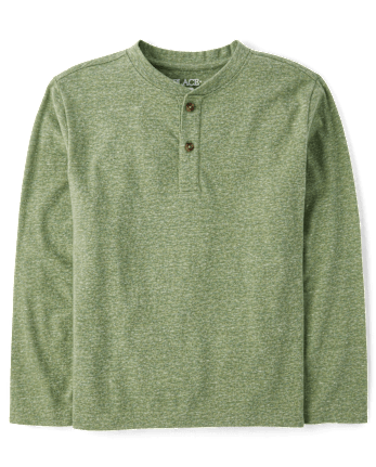 Haut Henley chiné pour garçon