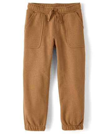 Pantalon Garçon Hiver Doublé Polaire - Taille Élastique 4-9 Ans, Confortable, Sport, Casual