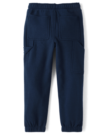 Boys Premium Fleece Loose Carpenter Jogger Pants