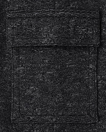 Baby And Toddler Boys Marled Fleece Cargo Jogger Pants