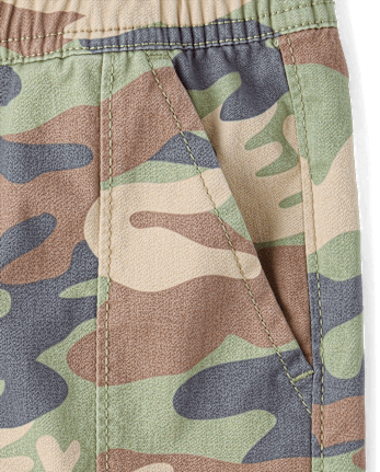 Baby And Toddler Camo Pull On Cargo Jogger Pants