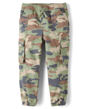 Baby And Toddler Camo Pull On Cargo Jogger Pants