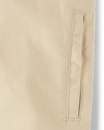 Baby And Toddler Roll Cuff Pull On Chino Pants