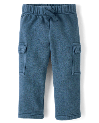 Pantalon cargo décontracté en polaire de qualité supérieure pour bébé et tout-petit