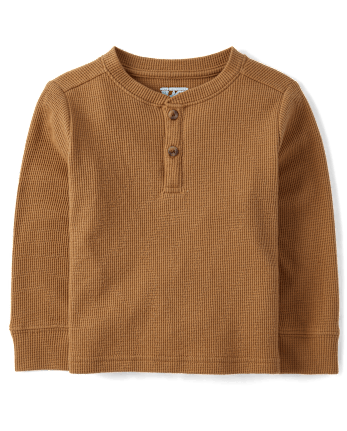 Baby And Toddler Boys Thermal Henley Top