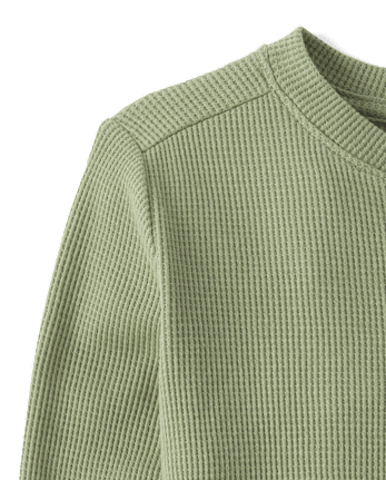 Haut Henley thermique pour bébés et petits garçons