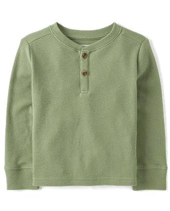 Baby And Toddler Boys Thermal Henley Top