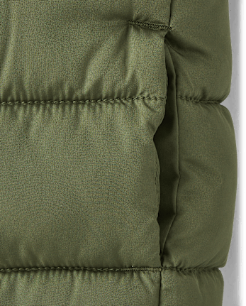 Toddler Boys Hooded Puffer Jacket