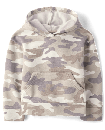 Baby And Toddler Camo Premium Fleece Hoodie