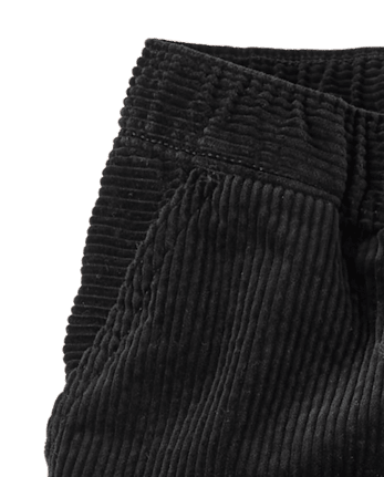 Pantalon cargo à jambes larges en velours côtelé pour bébés et petits garçons