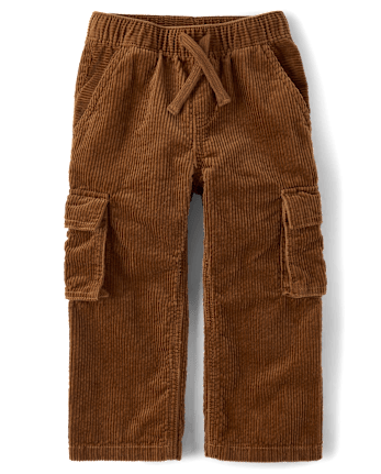 Baby And Toddler Corduroy Wide Leg Cargo Pants