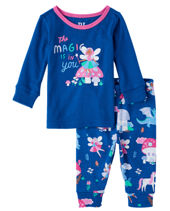 Baby And Toddler Girls Fairy Snug Fit Cotton Pajamas