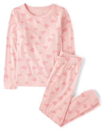 Girls Heart Pajamas
