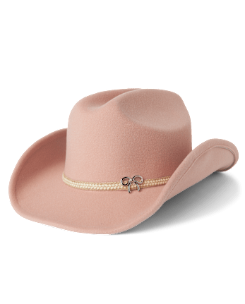 Girls Bow Cowgirl Hat