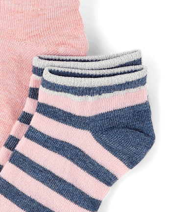 Lot de 10 paires de chaussettes courtes à étoiles pour filles