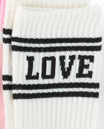 Girls Icon Cushioned Crew Socks 6-Pack