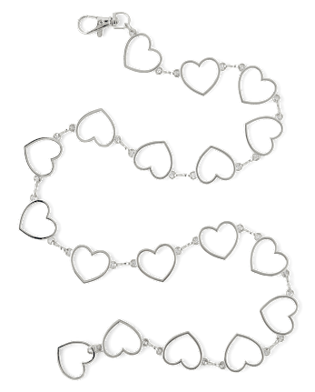 Girls Heart Chain Belt