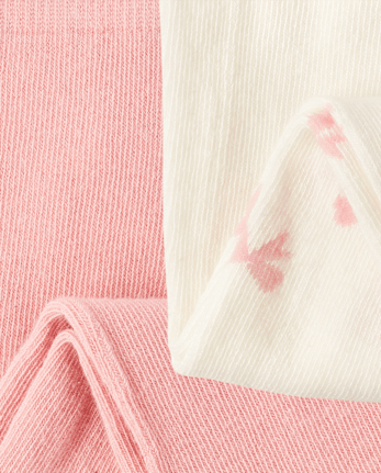 Collants à nœud pour bébé fille (lot de 2)