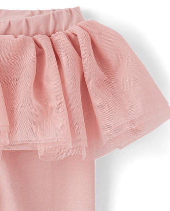 Baby Girls Bow Tutu Leggings 2-Pack