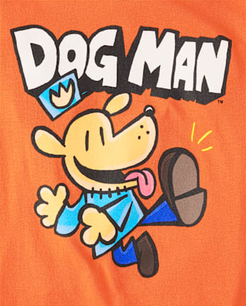 Boys Dog Man Graphic Tee