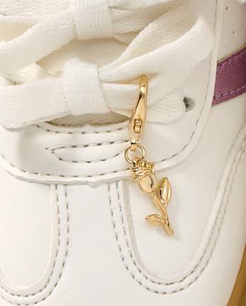 Girls Butterfly Shoelace Charm 7-Piece Set
